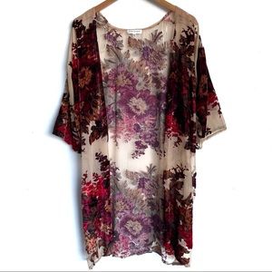 Velvet Floral Kimono